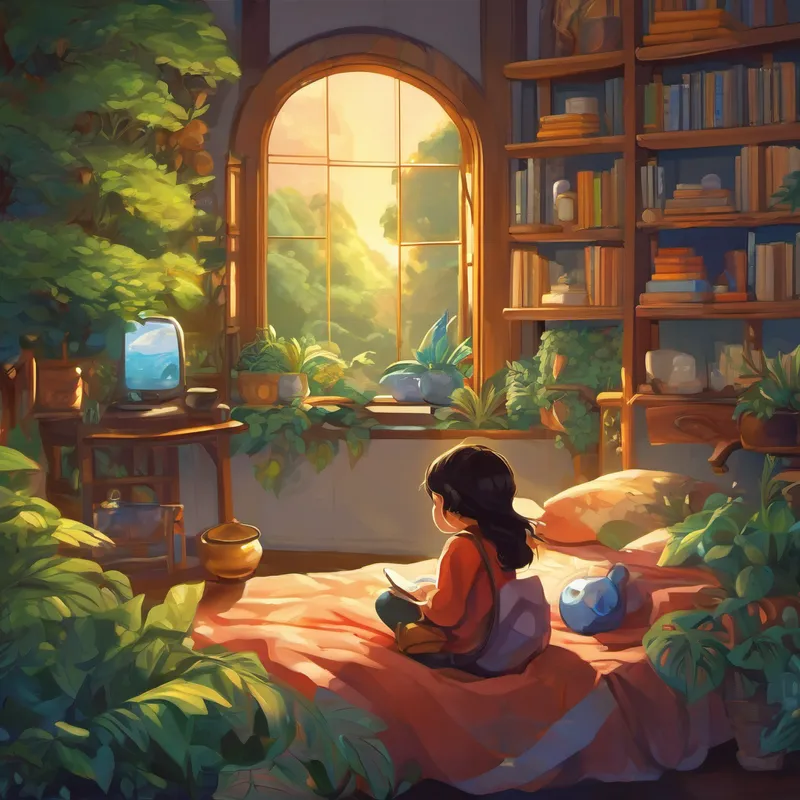 Caffeine's bravery and resourcefulness saved Adenosa from eternal sleepiness. The receptor kingdom flourished once again, with adenosine and caffeine working harmoniously to maintain a healthy balance. From that day forward, Caffeine was celebrated as a hero throughout Adenosa, and the magical story of his adventure was told for generations. And so, my dear little one, remember that it’s the balance between rest and energy that keeps our body and mind healthy. Just like Caffeine saved Adenosa, we too must find the perfect balance in our lives, ensuring we have enough rest to recharge and enough energy to explore and learn.