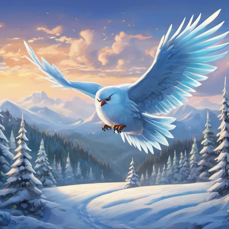 Large Large with frosty wings with frosty wings