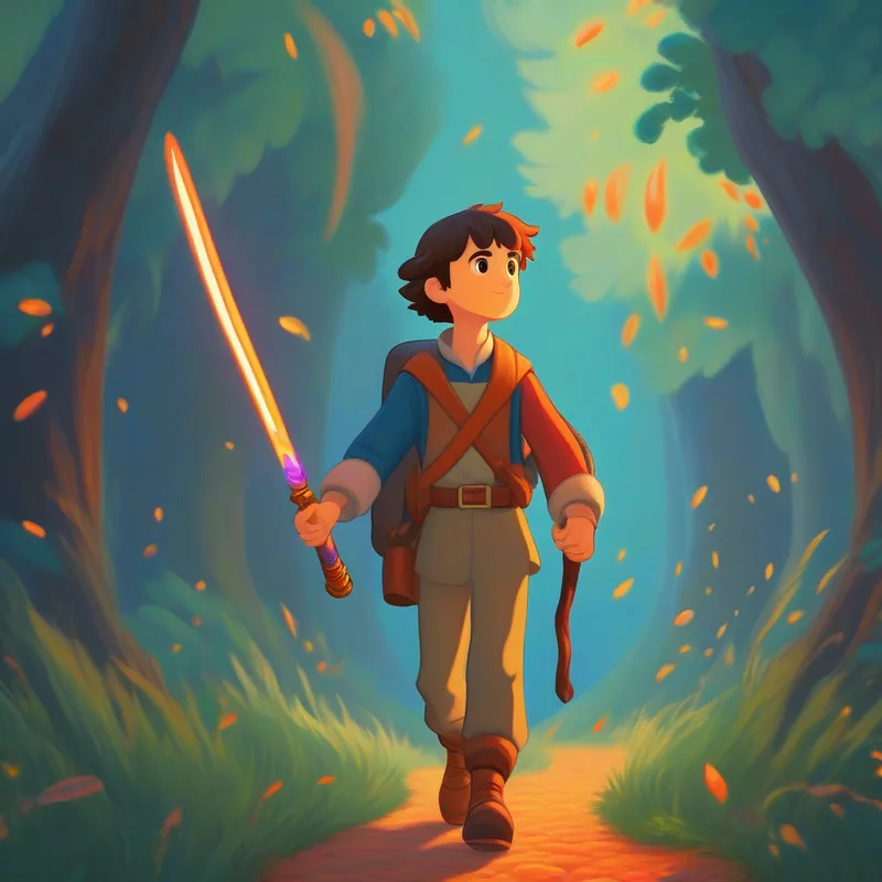 Landon embarks on a quest to find the fire sword.