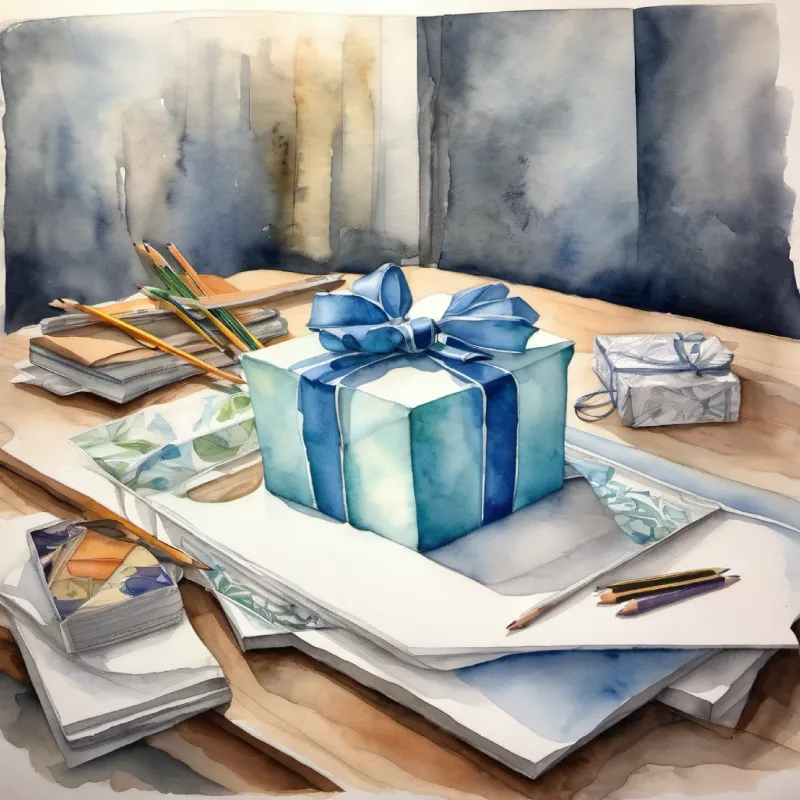 Present unwrapping, discovery of Manchester City top, joy