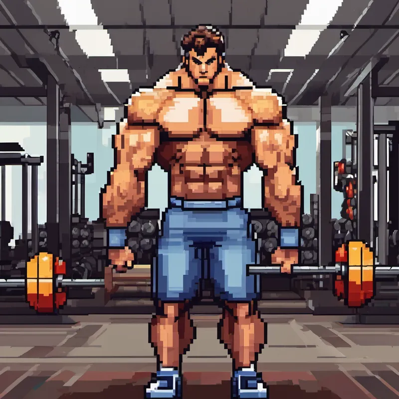 He ventured out to the gymnasium,
Flexing his pecs in a glorious hymn,
He lifted weights with epic finesse,
Admiration from all, he couldn't suppress. With every rep and every curl,
Gigachad's muscles began to unfurl,
He'd sculpt his body with sheer dedication,
Leaving behind weaklings, lost in admiration.