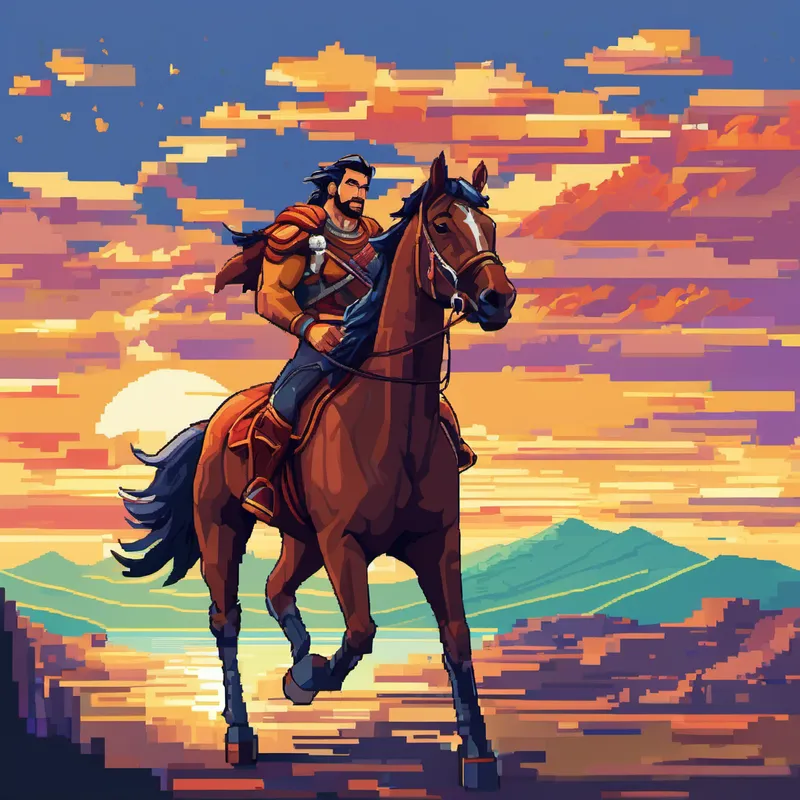His cardio-chase was just as grand,
Running like a stallion across the land,
With stamina boundless, unmatched by all,
Striving to outshine, the world standing tall. But Gigachad had traits beyond physique,
Kindness, empathy, a heart unique,
He'd help others in need, with all his might,
A hero born to spread love and light.