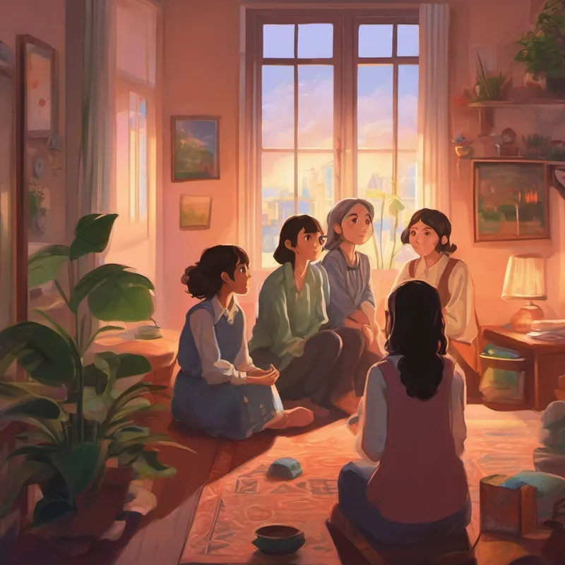 When the light dimmed, Laettitia and her friends found themselves back in their respective apartments. The terrifying presence had vanished, but the memory of their ordeal remained. They formed a support group, sharing their experiences and helping one another heal.
