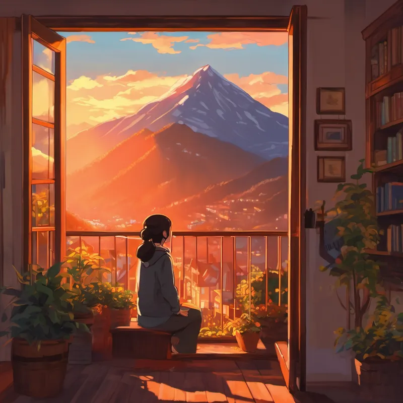 One chilly evening, as the sun set behind the mountains, Laettitia returned home from work. She felt a sense of unease wash over her as she entered her apartment. Every shadow seemed darker, every noise louder. She couldn't shake the feeling that someone was watching her.