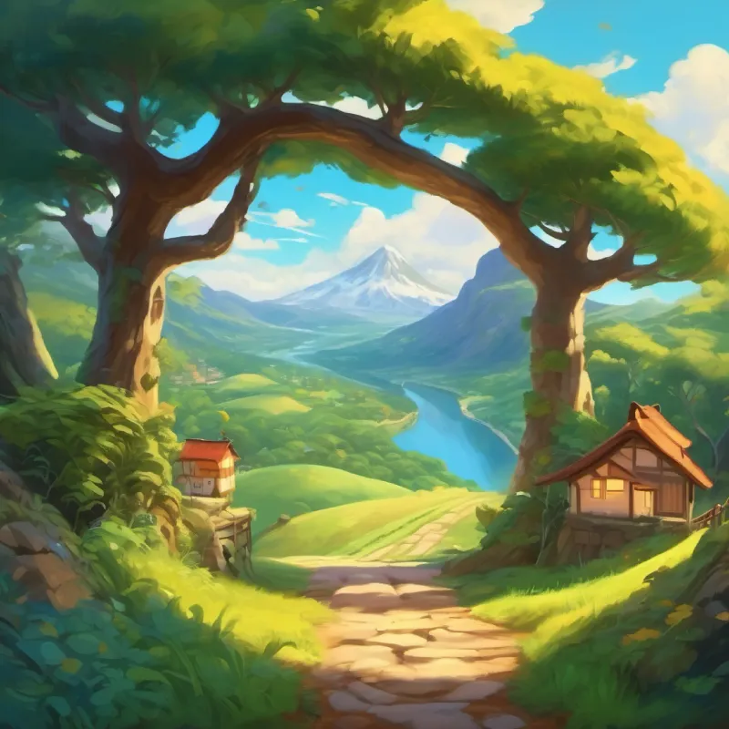 The story's message of adventure and seeing the world from a new perspective.