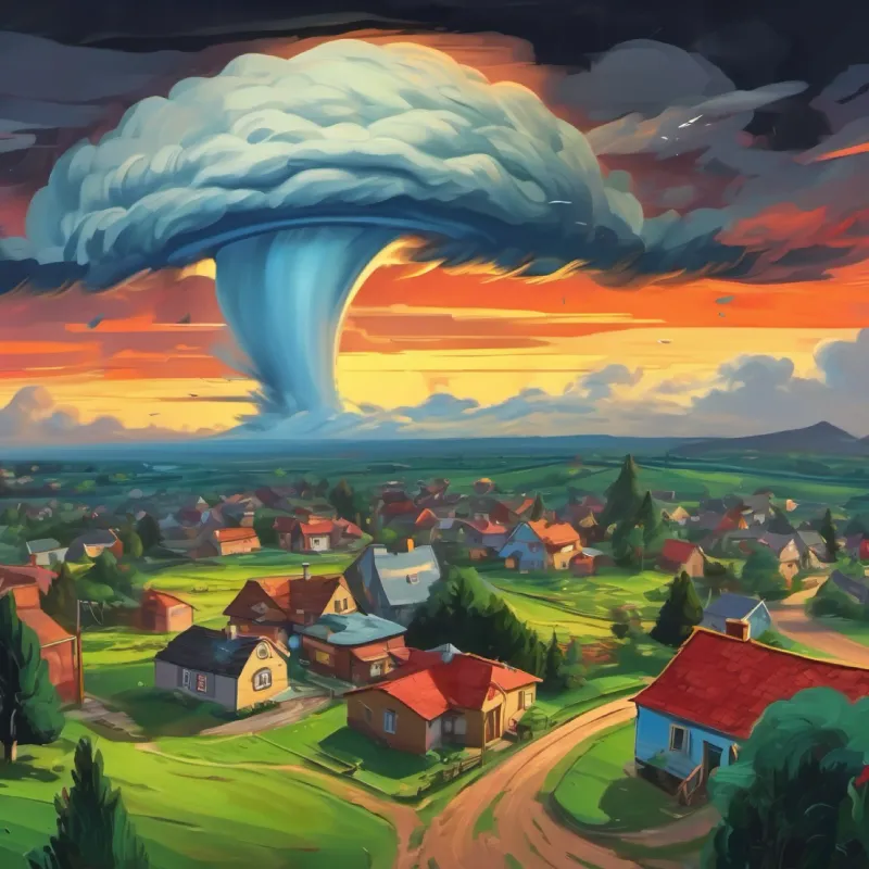 The story of the tornado becomes a local legend.