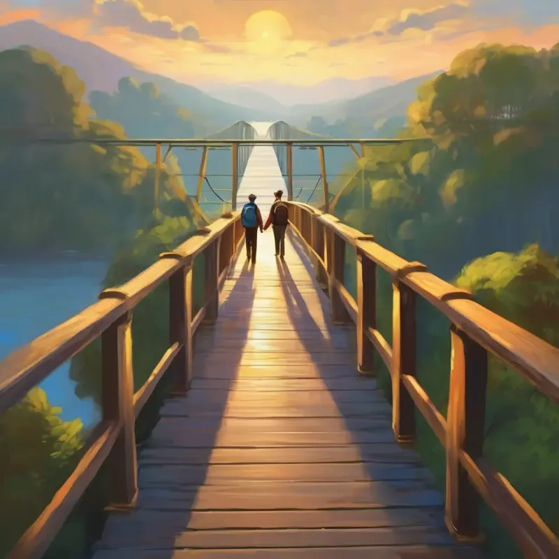 Frequent meetings on the bridge strengthen their bond.