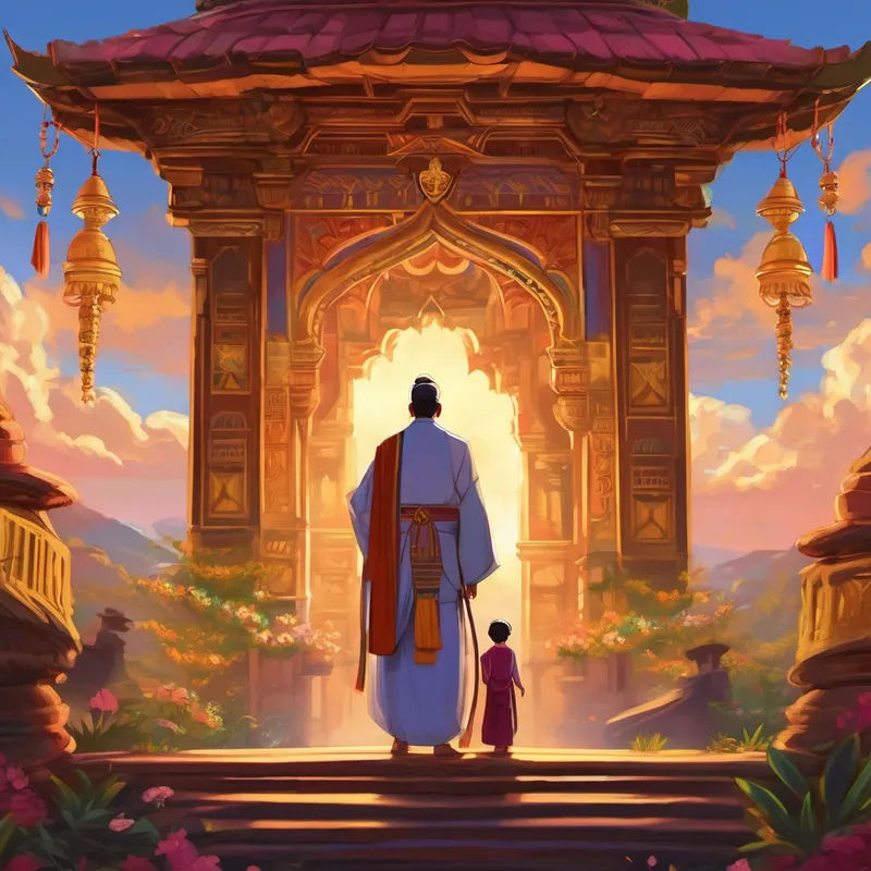 As Lord Kalki bid farewell to the grateful people, he assured them that his spirit would forever be with them, guiding and protecting them in times of need. With a final blessing, he slowly ascended back to his divine abode, leaving behind an everlasting legacy of love, courage, and compassion. And so, the story of Lord Kalki has been passed down through generations, reminding us all that, even in the darkest times, there is always hope. It teaches us that with the right virtues, anyone, regardless of their age, can make a difference and bring about positive change in the world.