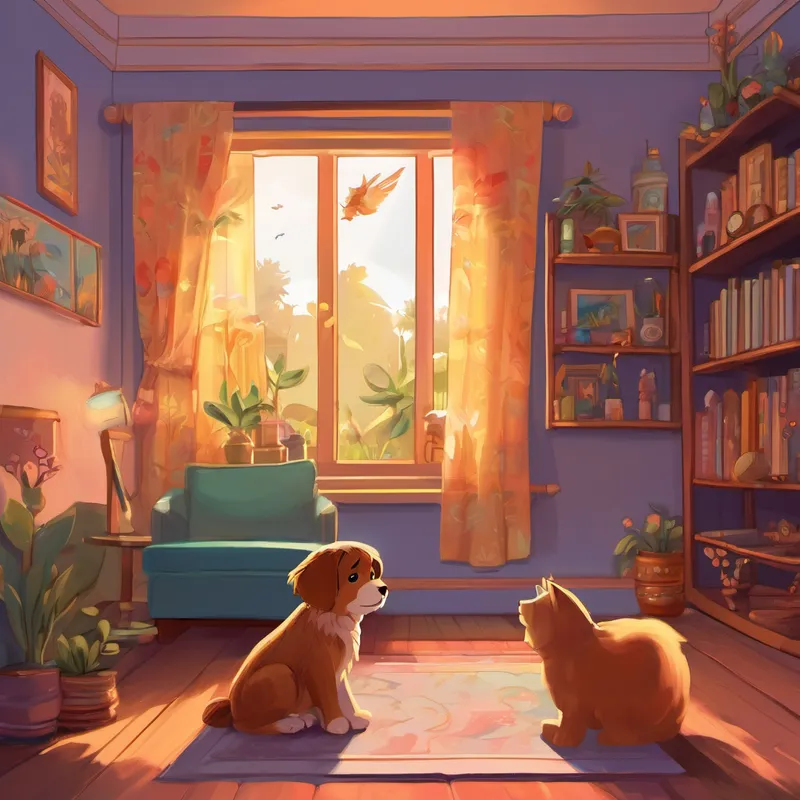 When the sun set and nightfall arrived, Juju eagerly waited to see what would happen. Would Messy McLump still come back? To her joy and relief, the creature didn't return. It seemed that by cleaning her room, Juju had banished Messy McLump for good! From that day on, Juju always kept her room clean. She understood that it was far better to have a tidy space where she could easily find her toys and enjoy her adventures. Juju's parents were so proud of her. They even rewarded her effort by gifting her a special dollhouse, which she cherished and kept in its perfect place.