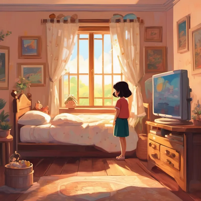 And so, dear little ones, Juju's room stayed neat and orderly, and she lived happily ever after. The end.