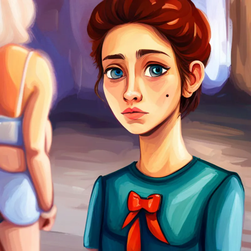 Creative, confident young designer with dreamy eyes daydreaming about walking down a runway in a beautiful dress