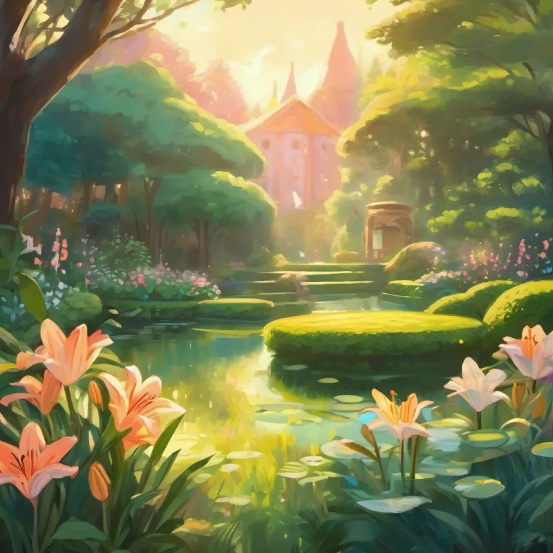 Lily's belief is the key to the garden's existence and her discovery.