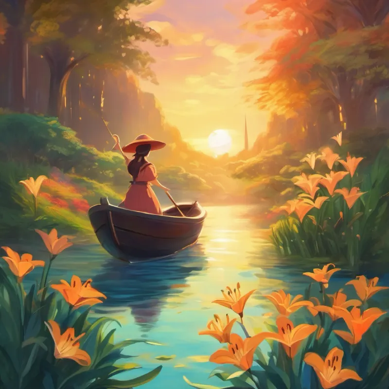 Lily commits to return, fulfilled by her dream turned reality.