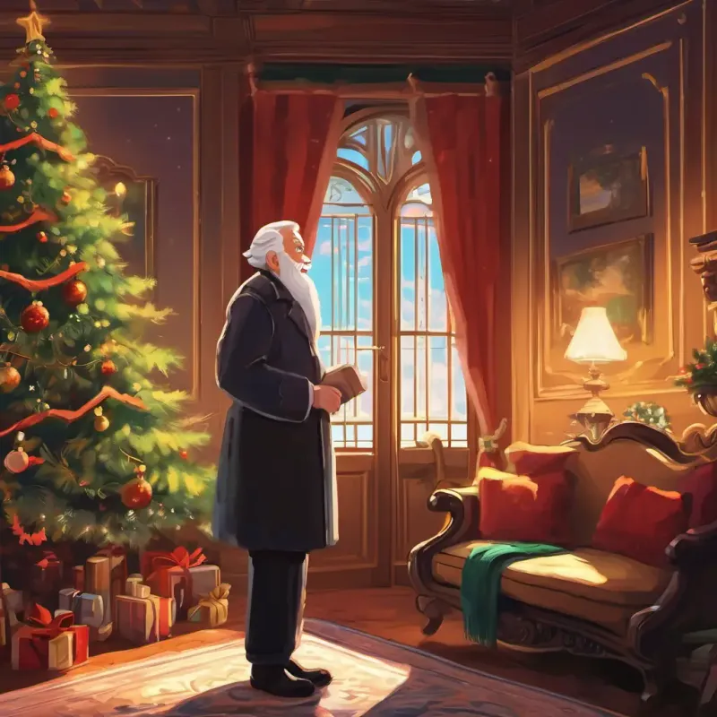 Revelation of the friendly old man in the mansion
