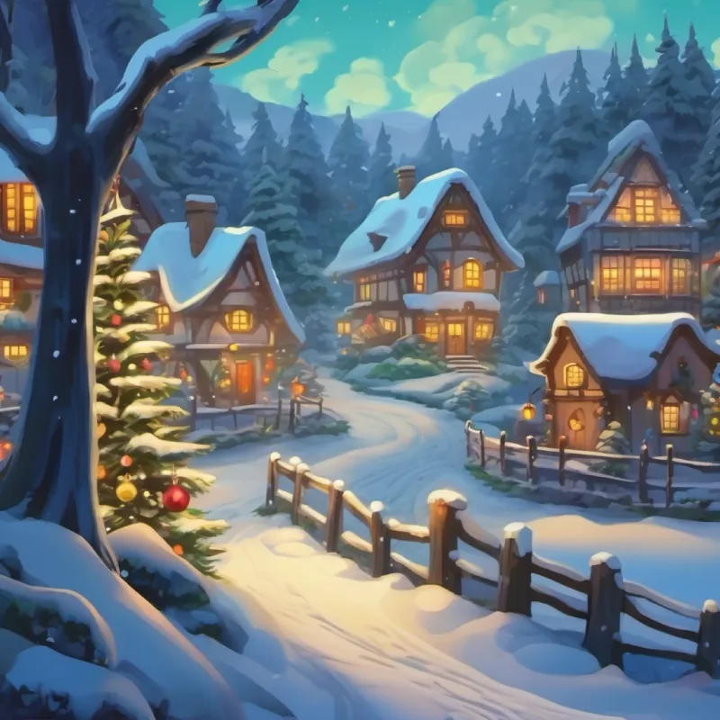 Introducing the village and the mysterious forest