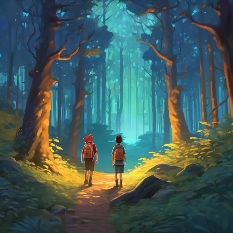 Encounter with Grindle in the twilight forest.