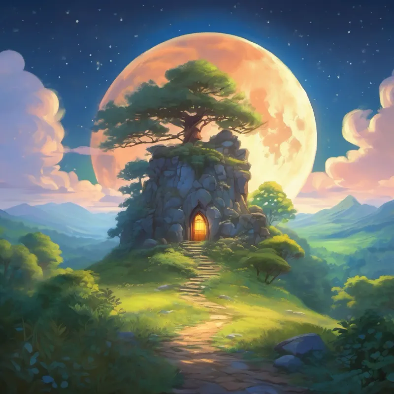 The moonstone is reclaimed, forest regains safety.