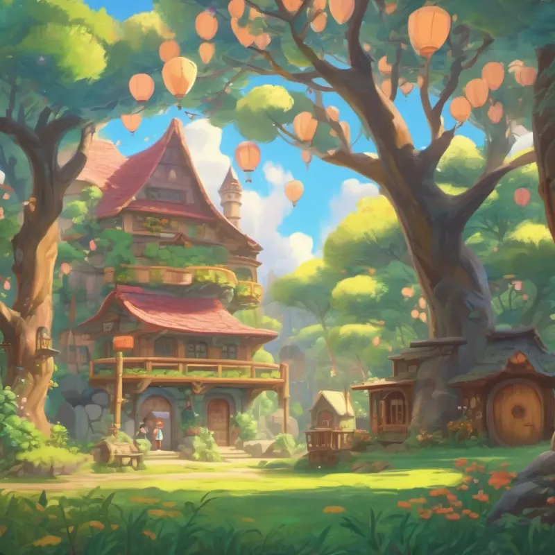An inspiring scene centered on unity and friendship, with a whimsical atmosphere.