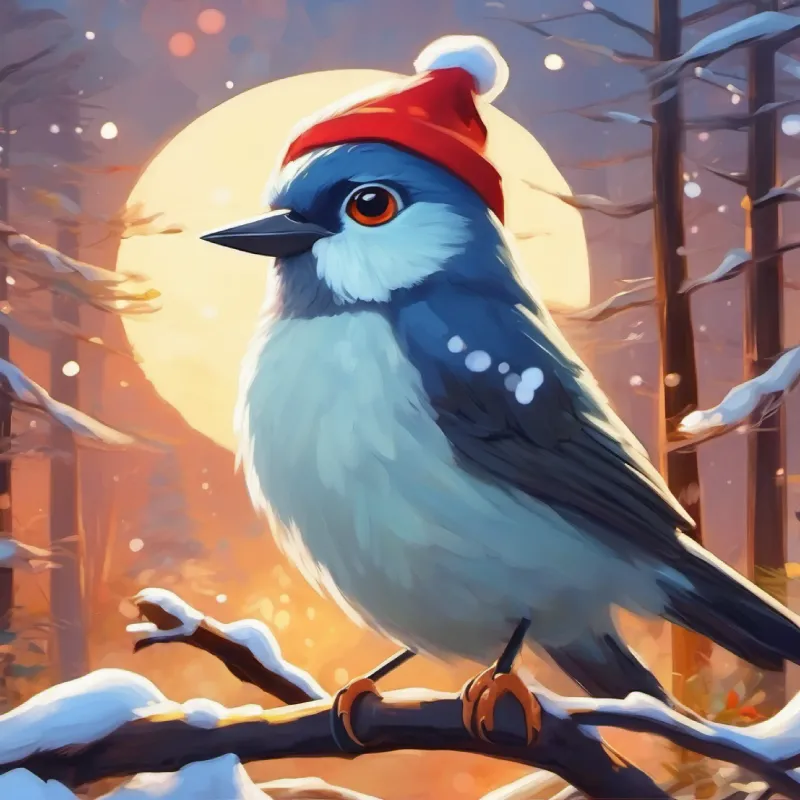 Encounter with a bird that offers encouragement, signaling support.