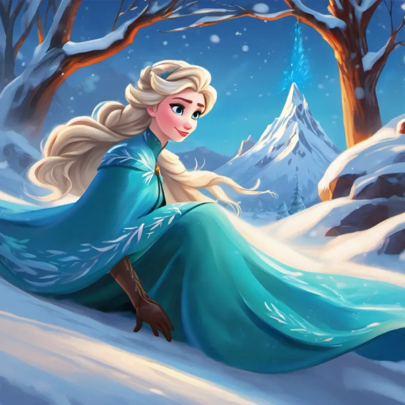 One day, Arendelle was draped in an eternal winter as Elsa's powers were accidentally unleashed. Fearful of being misunderstood and harming those she cared for, Elsa fled to the mountains, leaving her kingdom trapped in ice.