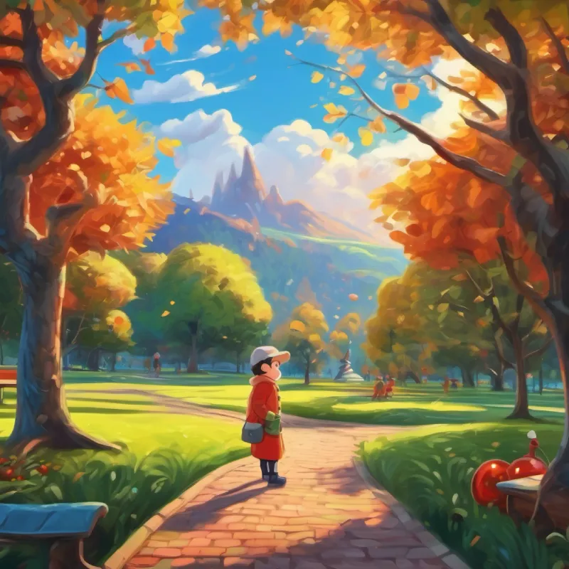 Exploring how the eyes and brain work together, set in a park.