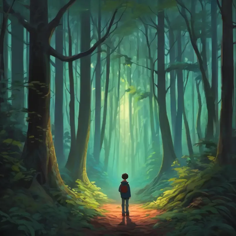 Seth in eerie woods, indecisive