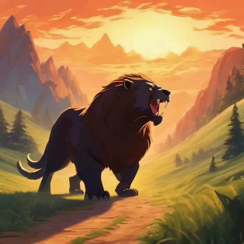 Beast roars in distance, impending encounter