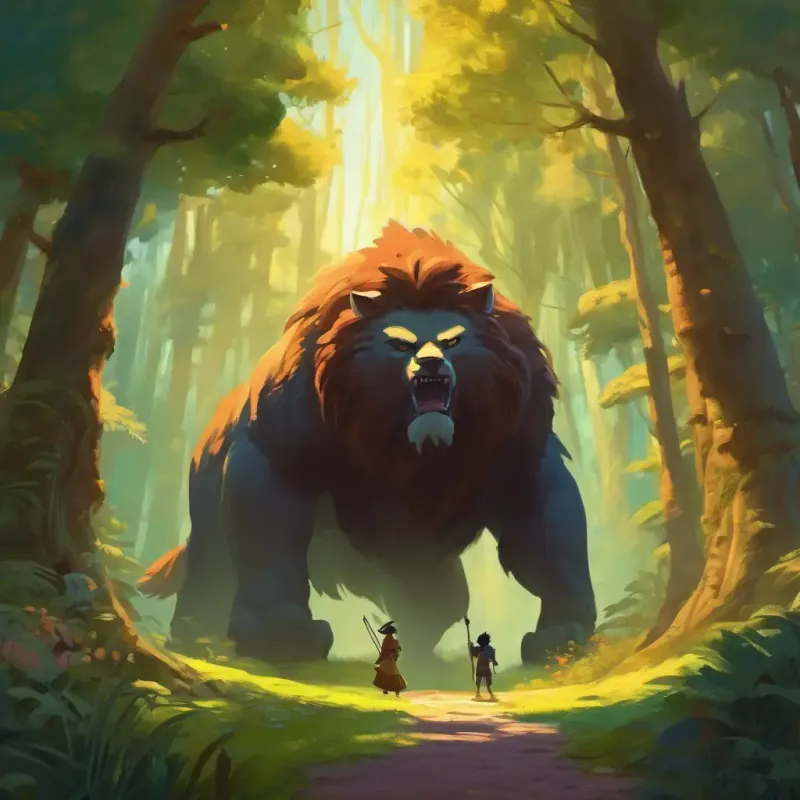 Seth faces beast in glade, climactic