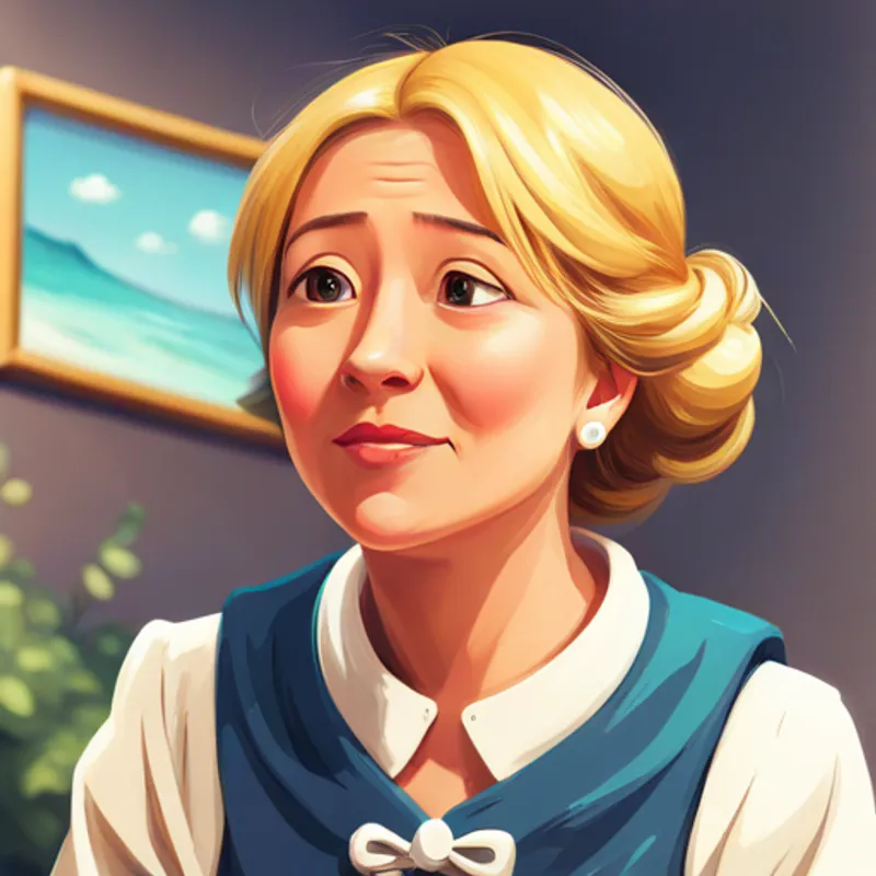 Dina speaking with a hint of amusement