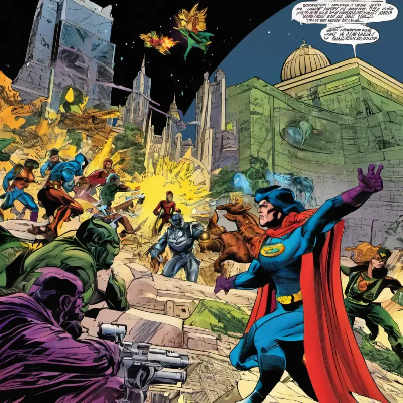 The Cosmic Council introduces the plot conflict.