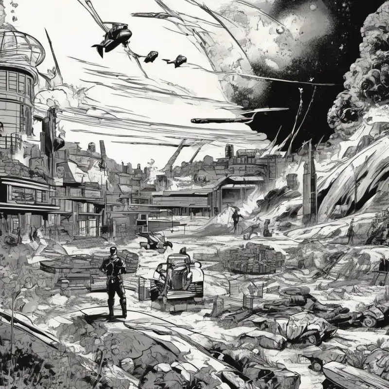 Executing the plan to save the peaceful planet.