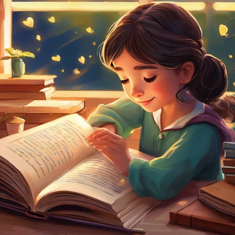 Aurora closed the book, her heart feeling lighter and her mind brimming with newfound knowledge. She understood that learning the ABCs wasn't just about memorizing letters; it was about exploring the world, embracing love, and being patient with life's twists and turns. With a smile on her face and a heart filled with magic, Aurora drifted off to sleep, excited for the next chapter of her own adventure, knowing that patience and love would guide her along the way.