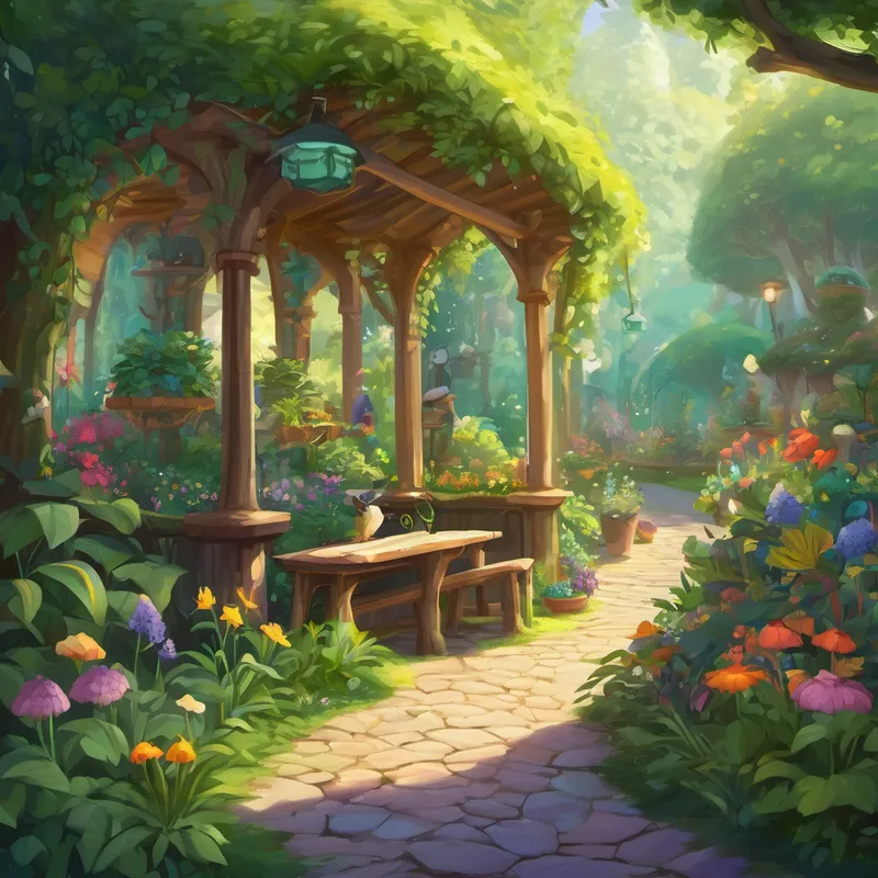 News of Lila's magical garden spread throughout the enchanted village, and people from far and wide came to witness the wonders within. They marveled at the sight of talking plants and were amazed by the beauty that surrounded them. Lila was hailed as the 'Garden Guardian' for nurturing such a magical place. But Lila's heart was filled with happiness not because of the title or attention, but because her magical garden had reminded everyone about the importance of appreciating uniqueness and finding beauty in every living thing, big or small.