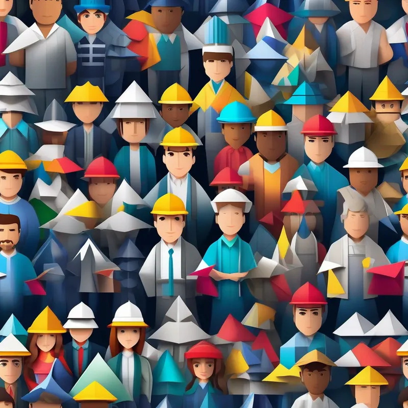 Young engineer with bright eyes and a determined expression. leading a group of diverse individuals, united in their fight for energy equality.