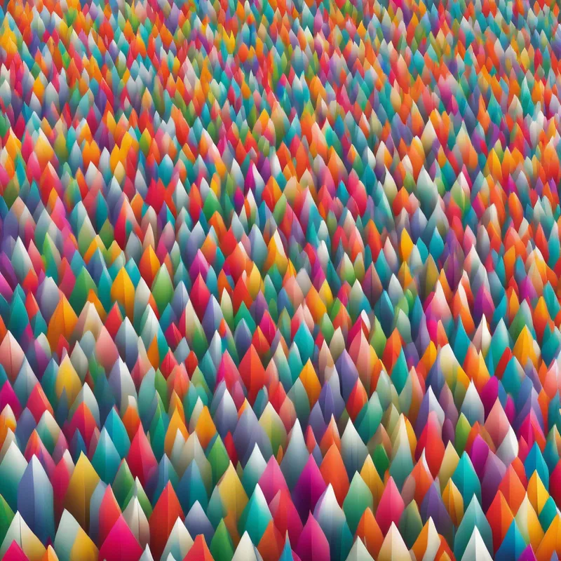 Crowds of people from all walks of life, holding colorful banners high.