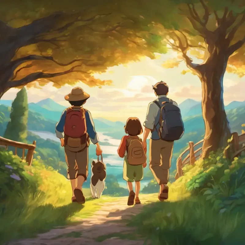 Conclusion of the story as they return home from their adventure.