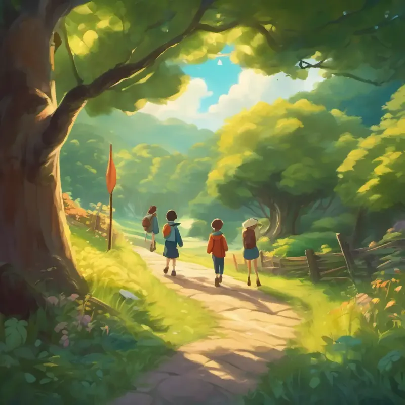 Final message of the story about friendship and support.