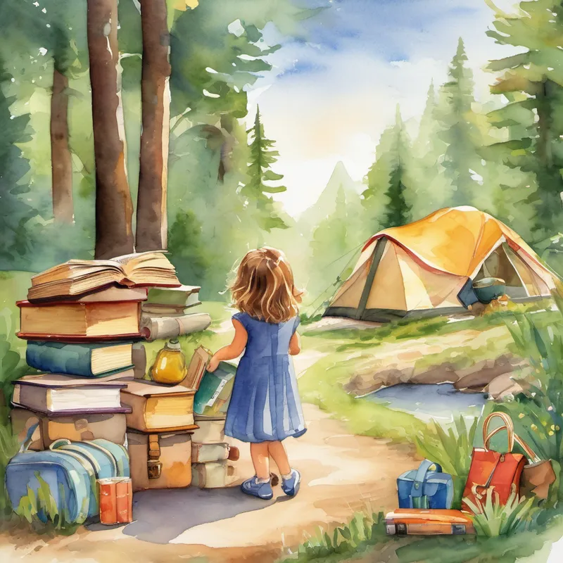 Over the next few days, Lily and her parents set off on a mission to gather all the alphabet-themed camping supplies. With every item they found, Lily started to notice that letters were everywhere around her – on street signs, in books, even on cereal boxes. Suddenly, her curiosity for reading began to spark! As the summer days passed, Lily realized how important it was to know the ABCs. She saw that learning the alphabet was just like learning a secret code that unlocked a world of amazing stories, facts, and adventures. She saw that reading could take her to faraway lands and teach her anything she wanted to know.