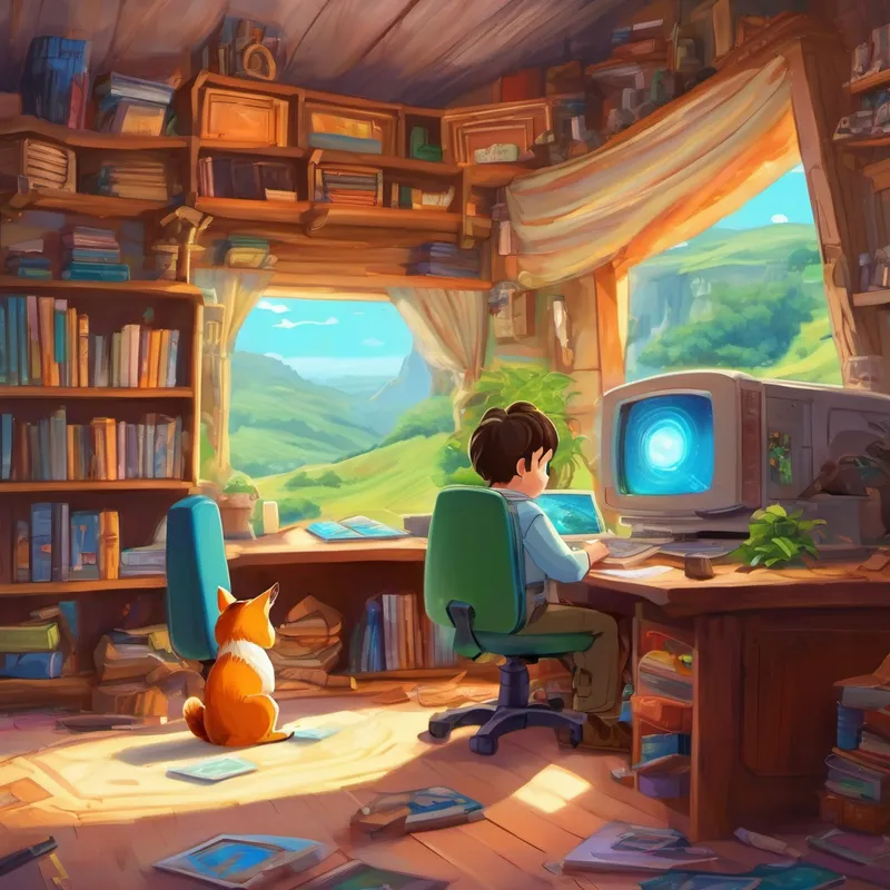 Once upon a time, in a land far, far away, there lived a small computer named Chip. Chip was a content and happy computer, as it had been faithfully serving its owner, a kind and thoughtful young boy named Alex, for many years. Every day, Chip would help Alex with school projects, play fun games, and store important pictures, videos, and stories that Alex loved dearly. But one fateful day, disaster struck! A sneaky and mischievous virus found its way into Chip's system. It slithered and slunk its way deep inside, infecting everything it touched.