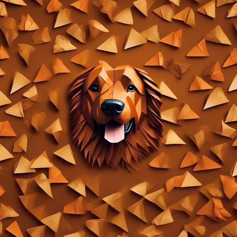 Dog, brown fur, greedy