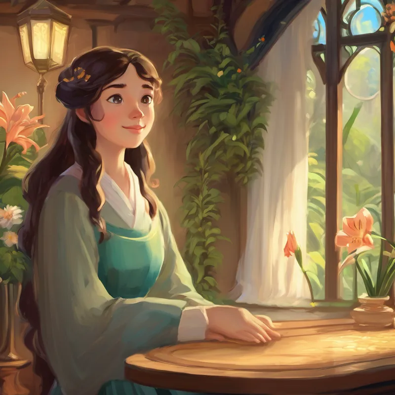 "Welcome, dear Lily," the well said softly. "I have been waiting for you." Lily's eyes widened with wonder. "Is it true that you can grant wishes?" she asked in awe.
