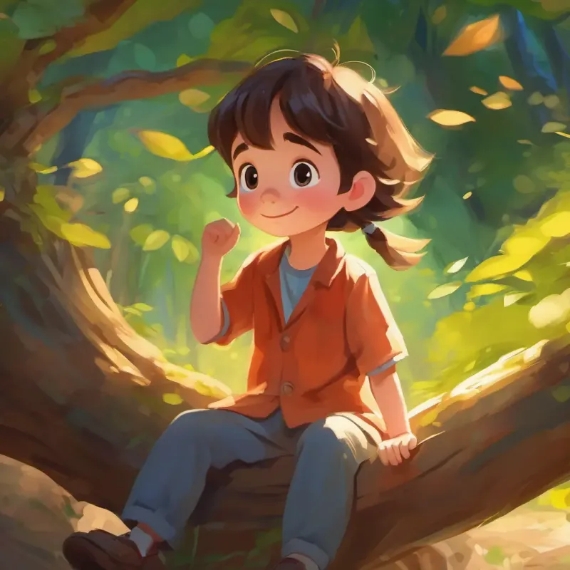 Fair skin, straight hair, age 3, kind-hearted, adventurous becomes a hero by showing how small hands can do big things and how kindness can bring joy and hope.