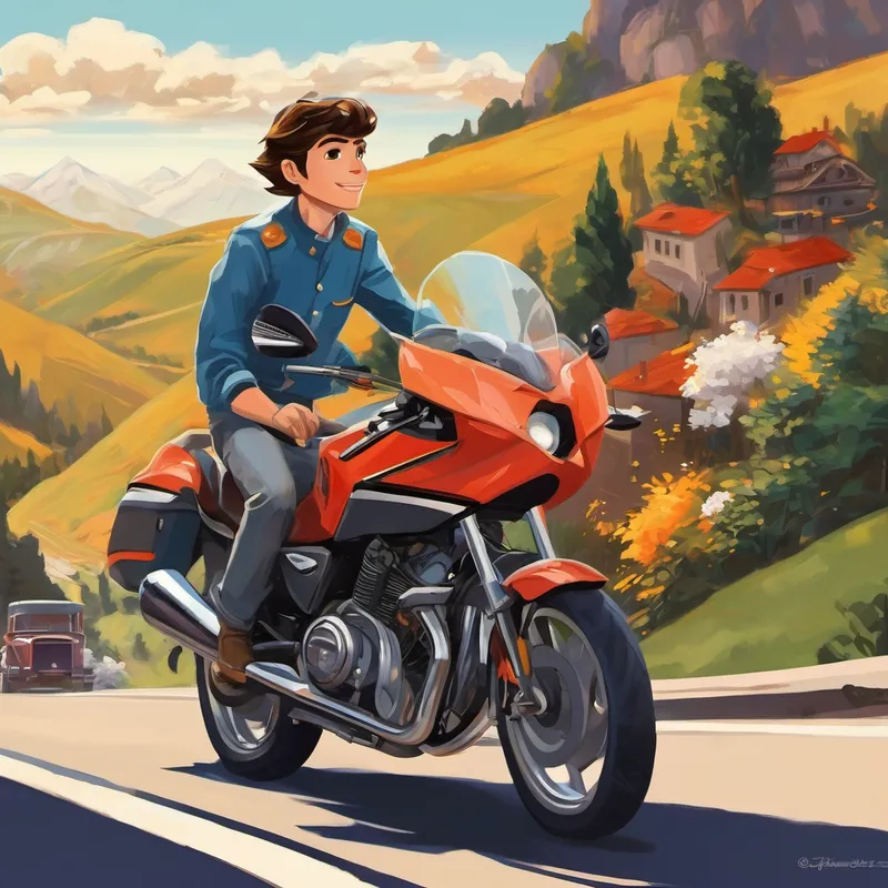 Once upon a time, in a small town nestled among the mountains, there lived a young man named Jack. Jack was proud and arrogant, always looking for the next thrill. He had a passion for racing on the winding mountain roads. It wasn't because he loved motorcycles, but because it caught the attention of a captivating woman named Lily. Lily approached Jack one day, with her charm and sweet words catching him off guard. She had a way of making him feel special, and he couldn't resist her allure. Little did Jack know, Lily was a woman who enjoyed toying with others' emotions and using them for her own gain. She saw Jack as nothing more than a walking ATM, and she knew just how to manipulate him.