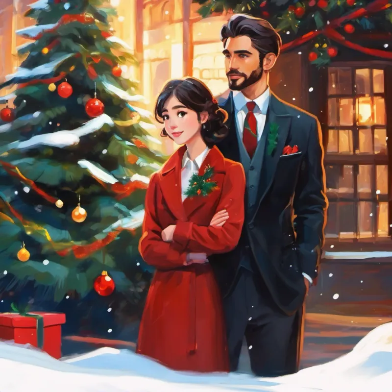 Black, handsome, well-dressed man with intelligent eyes, 30 years old meets the girl, instant and profound connection made.