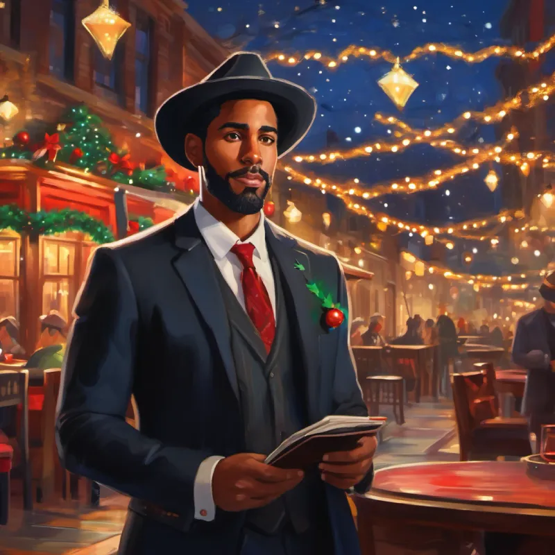 Black, handsome, well-dressed man with intelligent eyes, 30 years old explores Texas culture, inspired to contribute, connection grows.