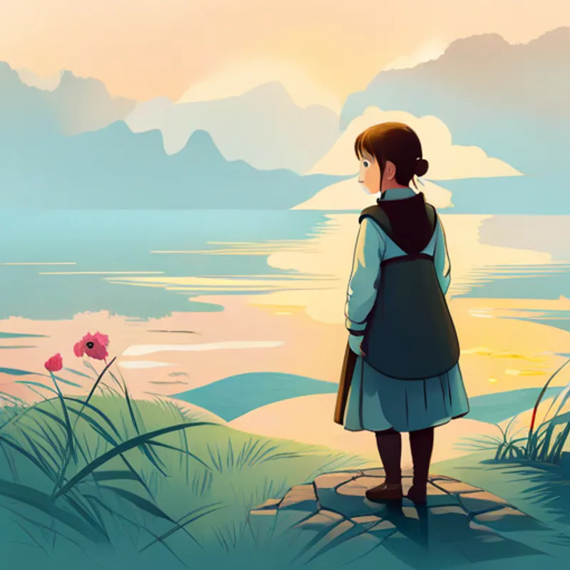 Lili meeting various animals during her adventure