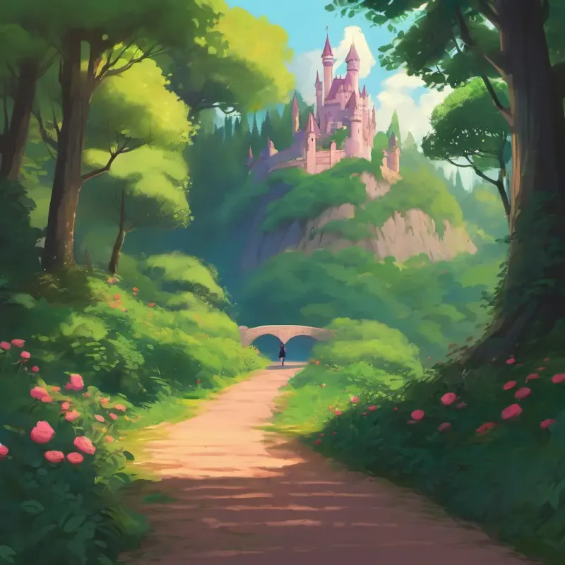 One day, while exploring the royal garden, Princess Rose wandered off the beaten path and got lost. She wandered through the dense forest, trying to find her way back to the castle, but no matter which way she turned, she only seemed to go deeper into the woods.