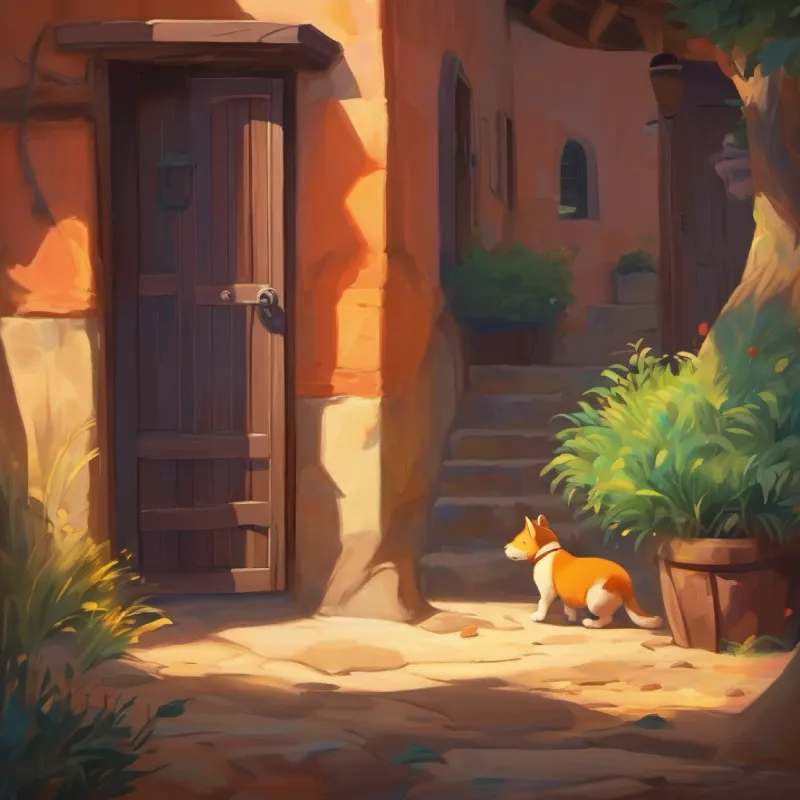 They play hide and seek, Misha always finds Gökçen.