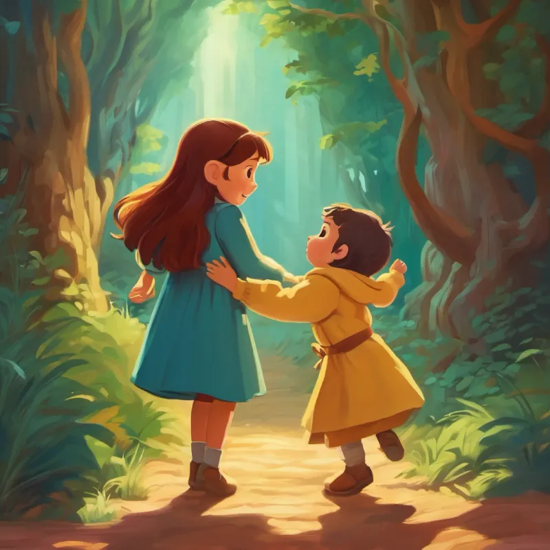 Hide and seek ends, Gökçen hugs Misha.