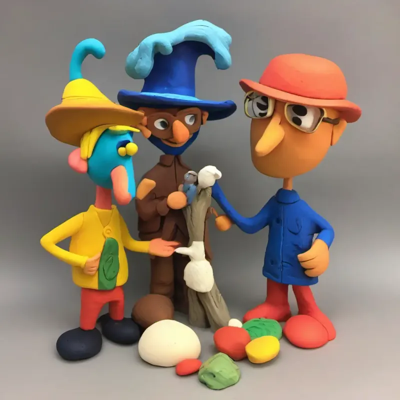 Characters bond over stories and riddles